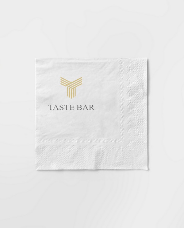 TASTE BAR 品澤酒吧紙巾設計